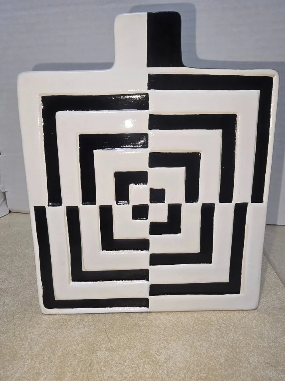 One of a Kind Jonathan Adler Designed Hand Painted Decorative Ceramic/Porcelain